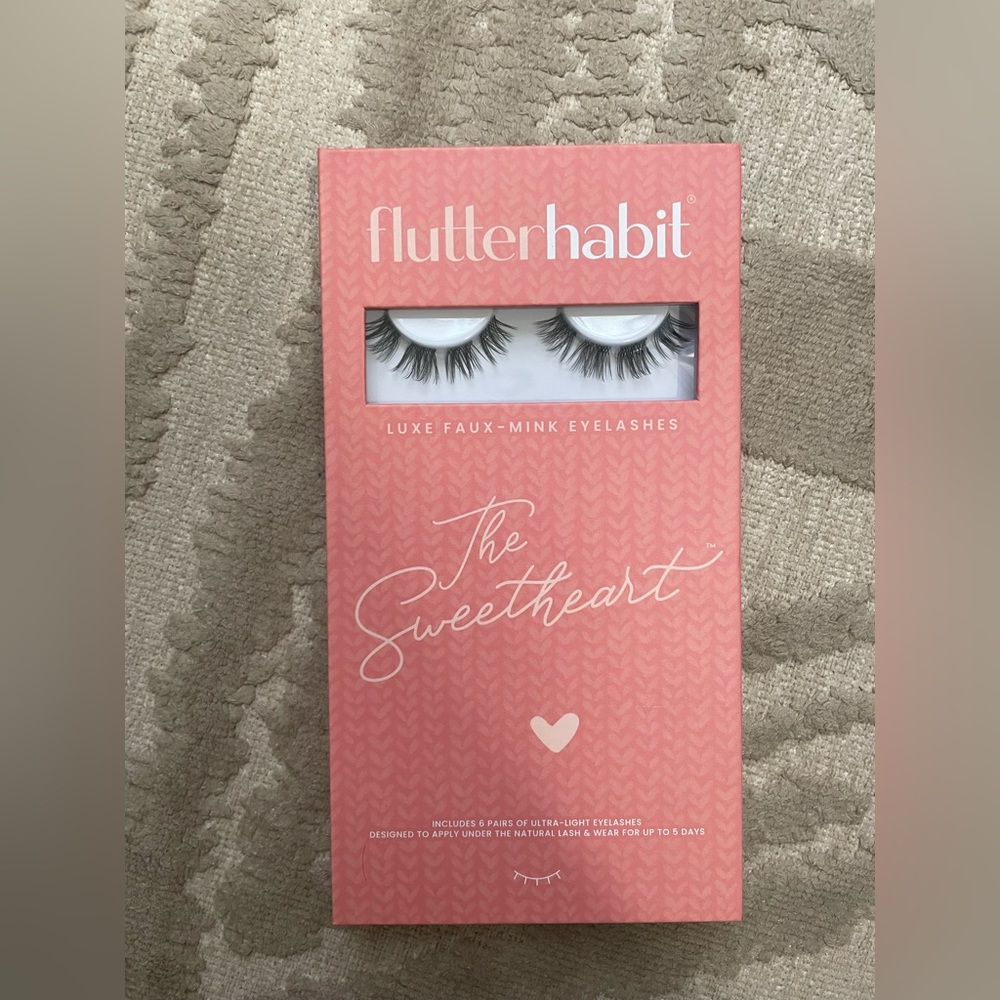 FlutterHabit Luxe Faux Mink Eyelashes - The Sweetheart